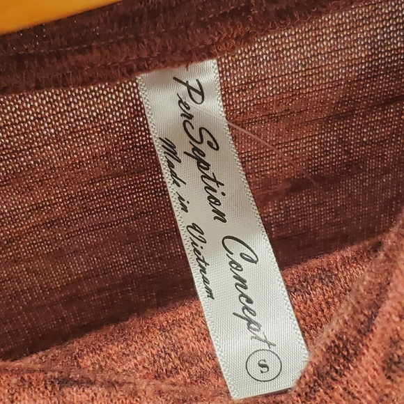 PerSeption Concept Cowl Neck Long Sleeve Sweater Small - Picture 3 of 6